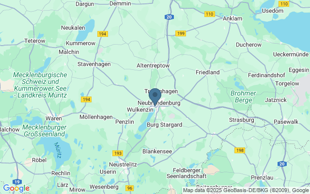 Kaart met locatie Regionalmuseum